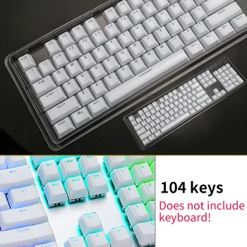104 Keys Fashion Mechanical Keyboard Computer Accessories Translucent Keycap Home Replacement Durable Office Decorative Backlit
104 Keys Fashion Mechanical Keyboard Computer Accessories Translucent Keycap Home Replacement Durable Office Decorative Backlit