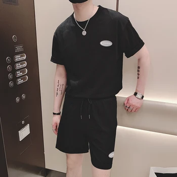 Summer Tracksuit Men Fashion 2020 Korean Short Sleeve T Shirt Men Plus Shorts Sets All Match Comfortable Men Two Pieces Sets 2XL
Summer Tracksuit Men Fashion 2020 Korean Short Sleeve T Shirt Men Plus Shorts Sets All Match Comfortable Men Two Pieces Sets 2XL