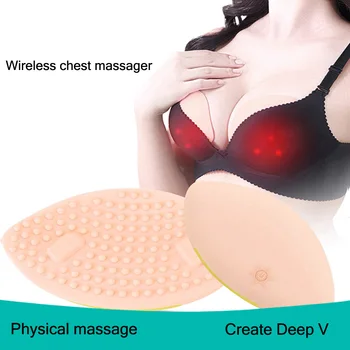 

Electric Breast Massager for Chest Enlargement Remote Control Wireless Bust Lifting Enhancer Machine Vibrating Breast Massage