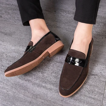 Fashion Derby Shoes Men Formal Dress Sneakers Slip-On Male Brogue Footwear Oxfords Business Party Evening Shoes Big Size 38-47
Fashion Derby Shoes Men Formal Dress Sneakers Slip-On Male Brogue Footwear Oxfords Business Party Evening Shoes Big Size 38-47