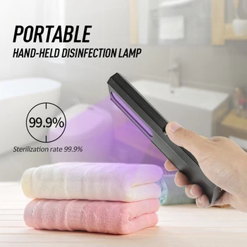 Portable Sterilize UV-C Light Germicidal UV Lamp Home Handheld Ultraviolet Lamps Lights
Portable Sterilize UV-C Light Germicidal UV Lamp Home Handheld Ultraviolet Lamps Lights