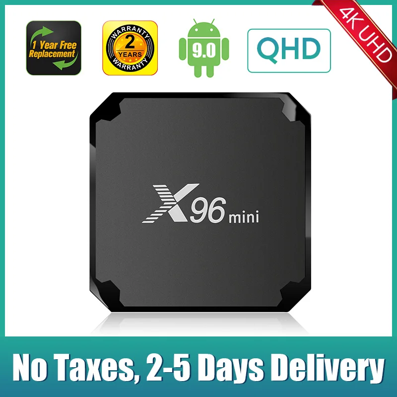 X96Mini QHD TV Box 4K UHD S905W Quad Core Smart TV Box Android 9.0 1G 8G 2G 16G X96 Mini HD Set Top Box
X96Mini QHD TV Box 4K UHD S905W Quad Core Smart TV Box Android 9.0 1G 8G 2G 16G X96 Mini HD Set Top Box
