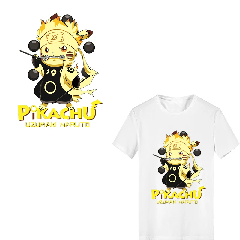 Anime Pokemon Naruto Patch Iron on Transfer Letter Pikachu Patches for Kids Clothing DIY Applique Stickers on Clothes Heat Press
Anime Pokemon Naruto Patch Iron on Transfer Letter Pikachu Patches for Kids Clothing DIY Applique Stickers on Clothes Heat Press