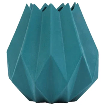 Fashion Origami Vases Ceramic Tabletop Big Vase Home Decoration Vase Modern European Style Flower Vase Household Decoration Gree 
Fashion Origami Vases Ceramic Tabletop Big Vase Home Decoration Vase Modern European Style Flower Vase Household Decoration Gree