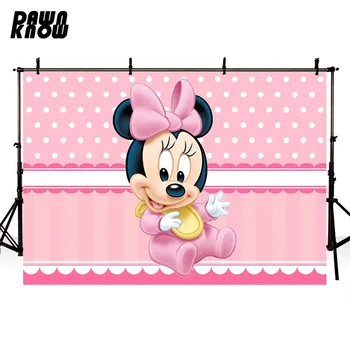 DAWNKNOW Cartoon Baby Minnie Mouse Photography Background Baby Birthday Party Photocall Backdrop Children Photo Studio lv1788
DAWNKNOW Cartoon Baby Minnie Mouse Photography Background Baby Birthday Party Photocall Backdrop Children Photo Studio lv1788