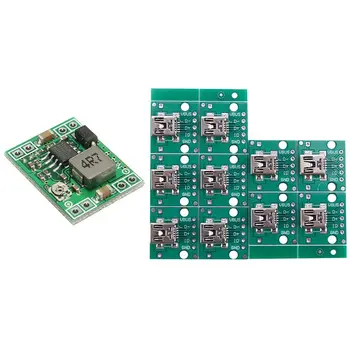 5Pcs Mp1584En Dc-Dc Step Down Module & 10Pcs Usb To Dip Female Head Mini-5P Patch To Dip 2.54Mm Adapter Board
5Pcs Mp1584En Dc-Dc Step Down Module & 10Pcs Usb To Dip Female Head Mini-5P Patch To Dip 2.54Mm Adapter Board