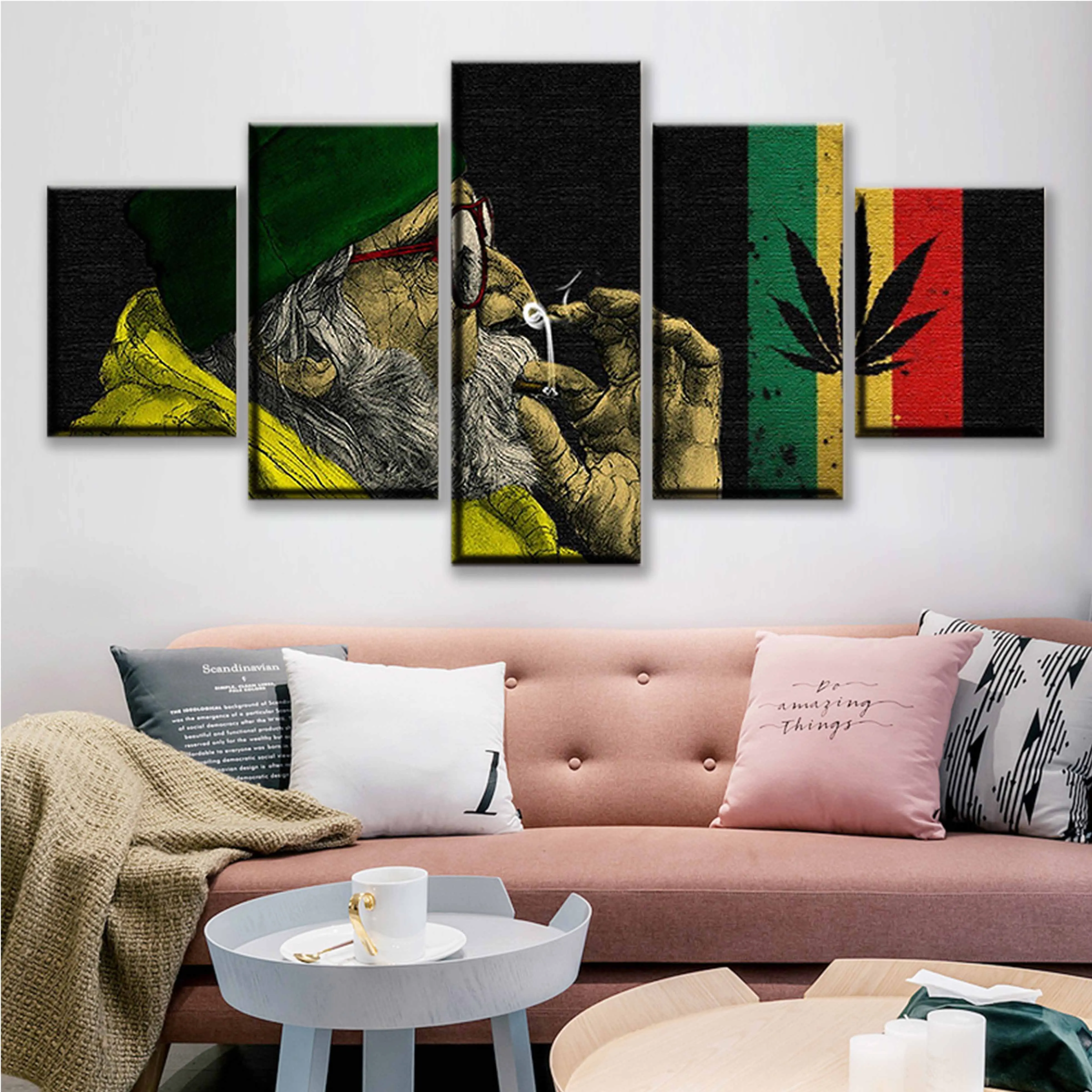 Modern Wall Art Canvas Prints Picture 5 Panel Weed Smoke Cloud Landscape Canvas Painting Modular Painting Decor Picture
Modern Wall Art Canvas Prints Picture 5 Panel Weed Smoke Cloud Landscape Canvas Painting Modular Painting Decor Picture
