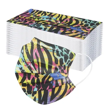 100pc 3-layer Disposable Adult Masks Dustproof Protective Leopard Printing Mask Unisex Dustprooof Non Woven Face Cover Masque
100pc 3-layer Disposable Adult Masks Dustproof Protective Leopard Printing Mask Unisex Dustprooof Non Woven Face Cover Masque