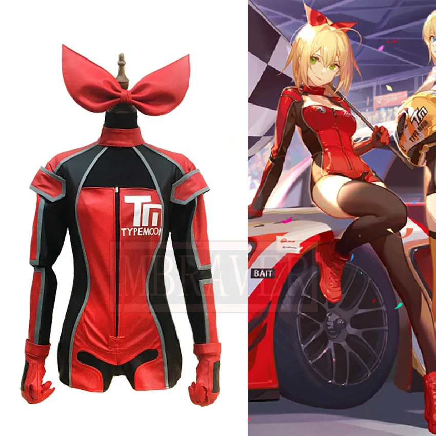 Fate/Grand Order FGO Fate Extella Saber Nero гоночный костюм Косплей Костюм Хэллоуин Рождественская Вечеринка Униформа
Fate/Grand Order FGO Fate Extella Saber Nero гоночный костюм Косплей Костюм Хэллоуин Рождественская Вечеринка Униформа
