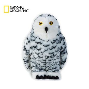 

National Geographic North America 10" Snow Owl Soft Plushie Owl Simulation Plush Animals Plush Toy Adult Children Friends Gifts
