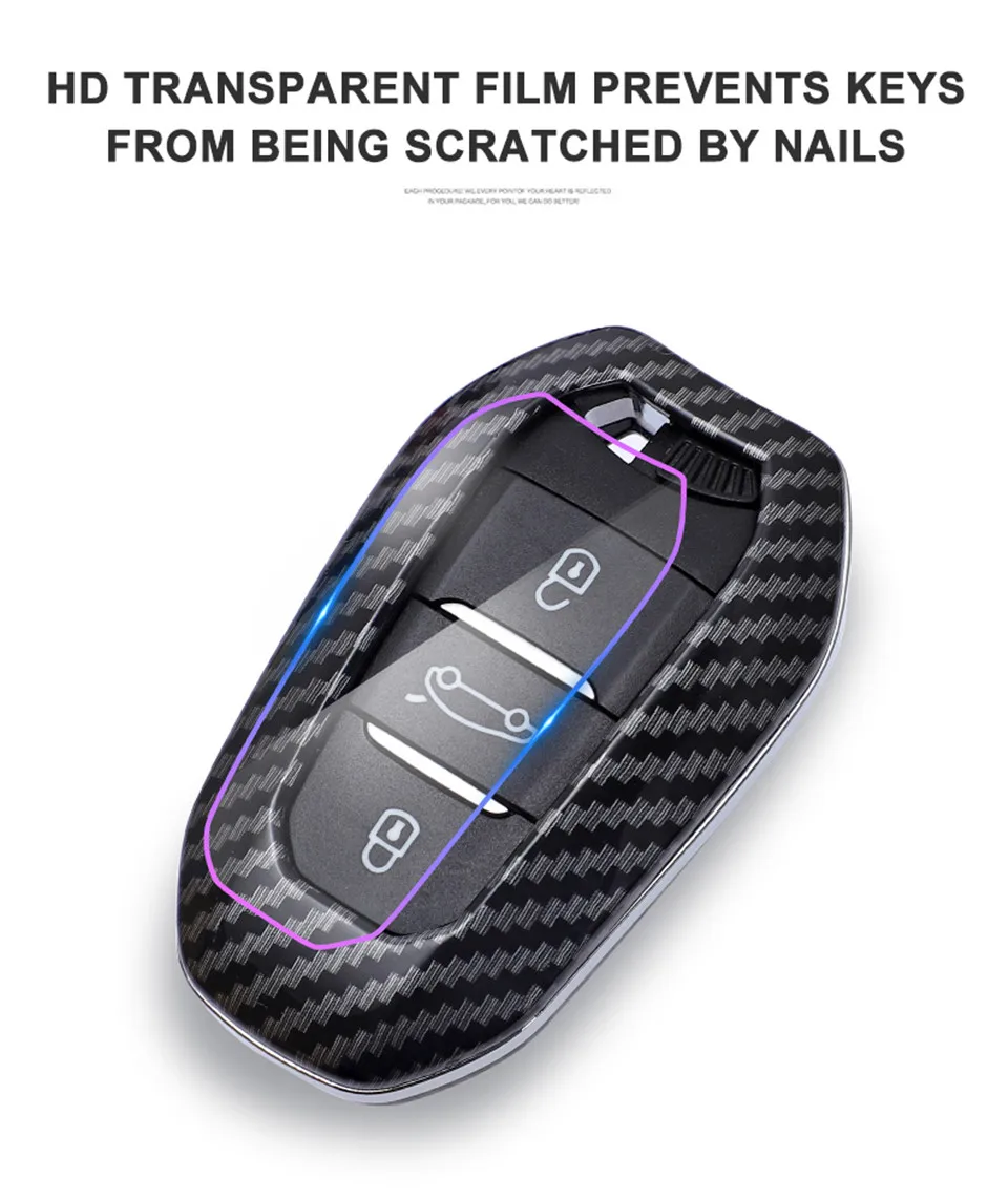 Shell Cover Holder Car Key Fob Case 5008 DS5 DS6 For Peugeot 208 DS3 For Citroen C4 C5 X7 C4L C6 C3-XR 3008 4008 Accessories