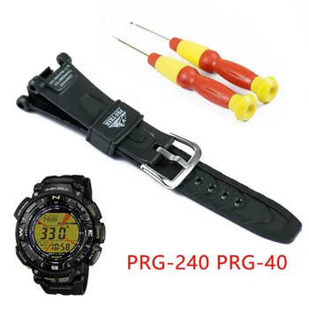 Black Resin Replacement Watch Band Strap for Casio PRG-240 PRG-40 Men Women Outdoor Sport Hiking Watchband Bracelet Accessories
Black Resin Replacement Watch Band Strap for Casio PRG-240 PRG-40 Men Women Outdoor Sport Hiking Watchband Bracelet Accessories