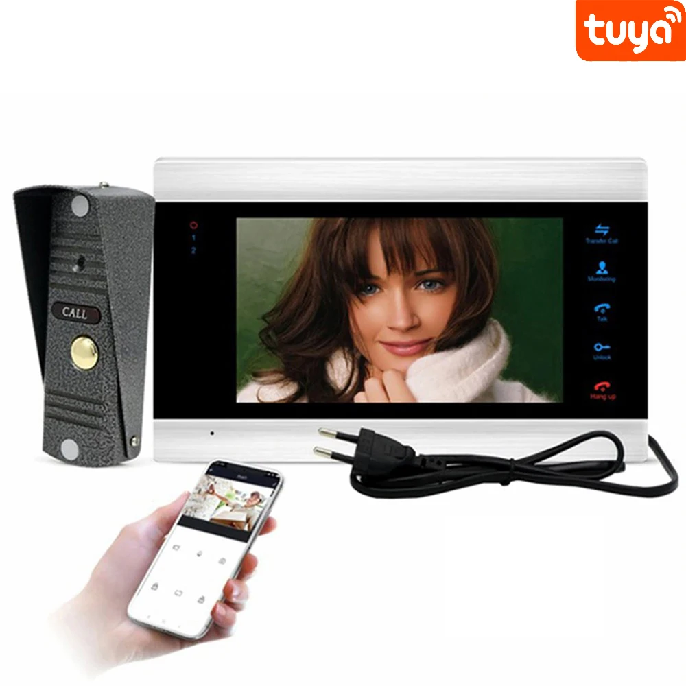 

Smart WIFI Video Intercom For Home Apartment Video Eye Wireless Video Call Doorbell Monitor Tuya Call Panel Recording
