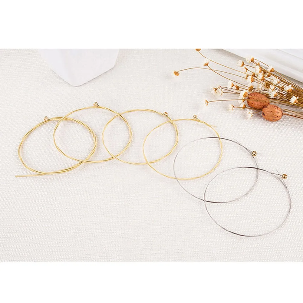 Kit Guitar Strings Strings Professional Replacement Set Stainless Steel 6pcs Acoustic Guitar Hot Sale Practical
Kit Guitar Strings Strings Professional Replacement Set Stainless Steel 6pcs Acoustic Guitar Hot Sale Practical