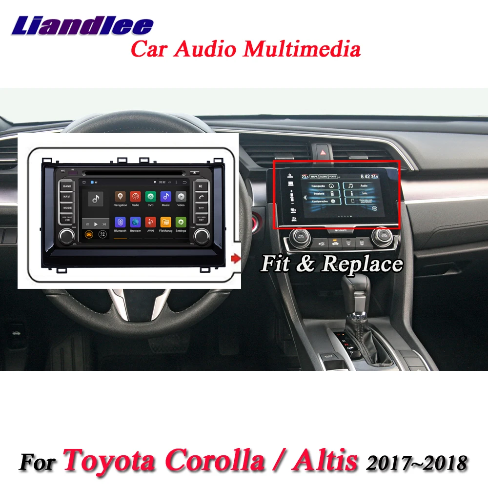 Liandlee Car Android System For Toyota Corolla / Altis 2017~2018 Radio DVD Player Frame Wifi GPS Navi MAP Navigation Multimedia
Liandlee Car Android System For Toyota Corolla / Altis 2017~2018 Radio DVD Player Frame Wifi GPS Navi MAP Navigation Multimedia