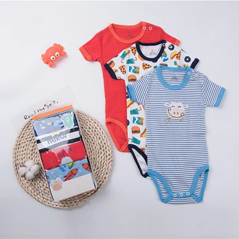 Randomly 5 Pcs/Lot Newborn Baby Rompers Casual Short Sleeve Cotton Jumpsuits Newborn Boys Girls Clothing Infant Toddler Clothes 
Randomly 5 Pcs/Lot Newborn Baby Rompers Casual Short Sleeve Cotton Jumpsuits Newborn Boys Girls Clothing Infant Toddler Clothes