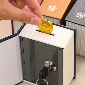 Creative Money Box Dictionary Book Piggy Bank with Lock Rectangle Piggy Bank Stopper Kids Coin Cash Bank Home Decor Craft Jars
Creative Money Box Dictionary Book Piggy Bank with Lock Rectangle Piggy Bank Stopper Kids Coin Cash Bank Home Decor Craft Jars