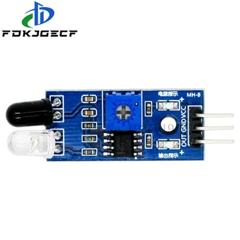 IR Infrared Obstacle Avoidance Sensor Module for Arduino Smart Car Robot 3-wire Reflective Photoelectric
IR Infrared Obstacle Avoidance Sensor Module for Arduino Smart Car Robot 3-wire Reflective Photoelectric