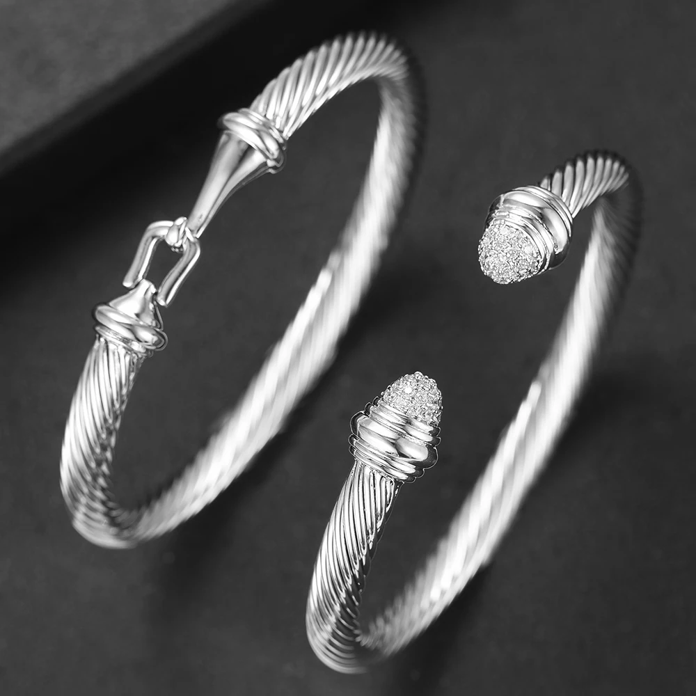 missvikki Classic punk style mellow Bangle Mix match stackable for Women Wedding Engagement Anniversary Party Show Jewelry Gift
missvikki Classic punk style mellow Bangle Mix match stackable for Women Wedding Engagement Anniversary Party Show Jewelry Gift