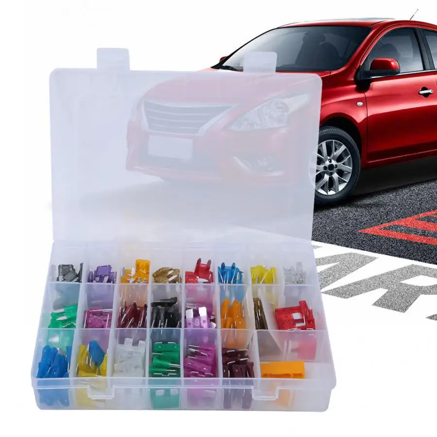 242 Pcs Fuse Standard Blade Small/Medium Size Assortment Kit 2A 3A 5A 7.5A 10A 15A 20A 25A 30A 35A 40A for Car UPS Headlight 
242 Pcs Fuse Standard Blade Small/Medium Size Assortment Kit 2A 3A 5A 7.5A 10A 15A 20A 25A 30A 35A 40A for Car UPS Headlight