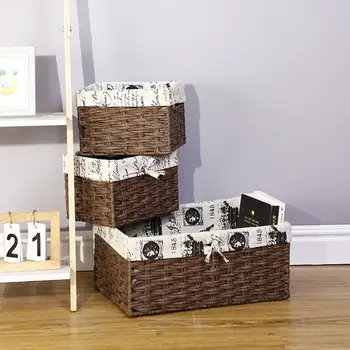 3 Piece Set Laundry Hamper Willow Rattan Dirty Clothes Storage Basket For Household Debris Cleaning Organizer
3 Piece Set Laundry Hamper Willow Rattan Dirty Clothes Storage Basket For Household Debris Cleaning Organizer