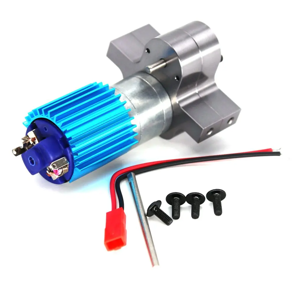 Speed Change Gear Box Metal Gearbox With 370 Brush Motor Anodizing Treatment For Heatsink Mount Base For WPL 1633/1632 RC Car
Speed Change Gear Box Metal Gearbox With 370 Brush Motor Anodizing Treatment For Heatsink Mount Base For WPL 1633/1632 RC Car