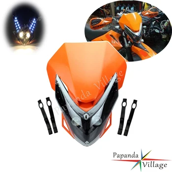 Enduro LED Motocross Headlight Fairing w/ Turn Signal Lamp for KTM SMR SMC EXC SXF XCF XC SX CRF 125 250 450 Husqvarna FE TE
Enduro LED Motocross Headlight Fairing w/ Turn Signal Lamp for KTM SMR SMC EXC SXF XCF XC SX CRF 125 250 450 Husqvarna FE TE