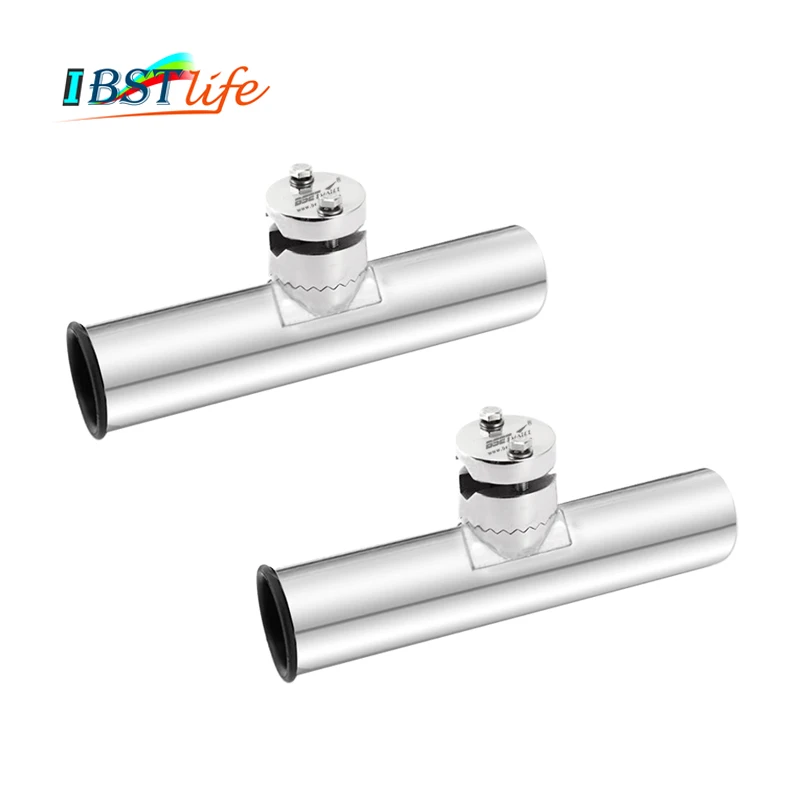 2PCS Adjustable Rail Mount SS316 fishing rod rack holder pole bracket support with clamp on rail 3/4 to 1 inch boat hardware
2PCS Adjustable Rail Mount SS316 fishing rod rack holder pole bracket support with clamp on rail 3/4 to 1 inch boat hardware