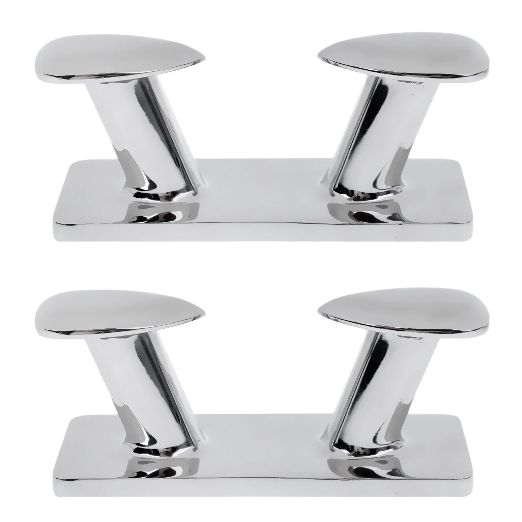 2 Pieces 149mm 5.9" Double Horn Bollard Cleat Marine Boat Yacht Dock Sailing Hardware
2 Pieces 149mm 5.9" Double Horn Bollard Cleat Marine Boat Yacht Dock Sailing Hardware