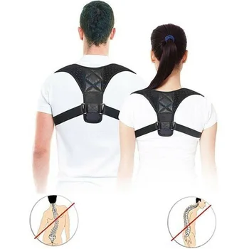 Back Brace Buckle Shoulder PU Leather Adjustable Solid Health Care Support Posture Corrector Durable Hunchback Soft Pain Relief
Back Brace Buckle Shoulder PU Leather Adjustable Solid Health Care Support Posture Corrector Durable Hunchback Soft Pain Relief
