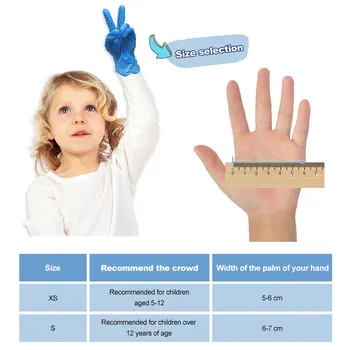 20pcs Loaded High Quality Disposable Nitrile Protective Gloves For Children Home Outdoor Universal Anti-Epidemic Gloves
20pcs Loaded High Quality Disposable Nitrile Protective Gloves For Children Home Outdoor Universal Anti-Epidemic Gloves