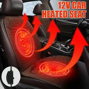 Universial 12V Auto Car Heated Seat Heating Cover Cushion Front Protector Electric Heated Adjustable Warm Snow Winter Soft Fabri
Universial 12V Auto Car Heated Seat Heating Cover Cushion Front Protector Electric Heated Adjustable Warm Snow Winter Soft Fabri