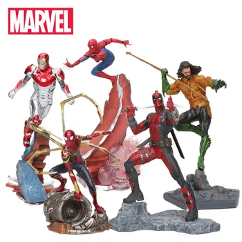 22-27cm Marvel Toys Avengers Action Figure Spiderman Ironman Thanos Mark MK47 Deadpool Danvers Statue KO's Iron Studio Figures
22-27cm Marvel Toys Avengers Action Figure Spiderman Ironman Thanos Mark MK47 Deadpool Danvers Statue KO's Iron Studio Figures