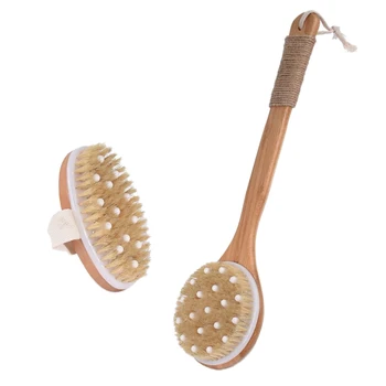 2Pcs / Set Natural Bristle Handle Wooden Bath Shower Body Dry Skin Brush Spa Scrubber Set
2Pcs / Set Natural Bristle Handle Wooden Bath Shower Body Dry Skin Brush Spa Scrubber Set