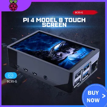 

20pcs/set 3.5 inch Raspberry Pi 4 Model B Touch Screen 480*320 LCD Display + Touch Pen + Dual Use ABS Case Box Shell for RPI 4B