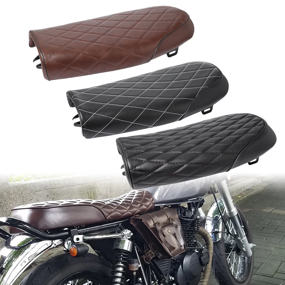 Universal Motorcycle Seat Vintage Brat Hump Saddle Flat Pan Retro Seat Brown Cafe Racer For Honda CB CL CB500 CB550 CB750 Harley
Universal Motorcycle Seat Vintage Brat Hump Saddle Flat Pan Retro Seat Brown Cafe Racer For Honda CB CL CB500 CB550 CB750 Harley