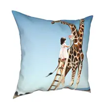 Hand painted giraffe decorative cushion cover cute Giraffe Animal cushion cover 45cm linen pillow residential culture
Hand painted giraffe decorative cushion cover cute Giraffe Animal cushion cover 45cm linen pillow residential culture