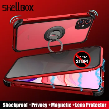 Shellbox Magnetic Privacy Protective Case for iPhone 11 Pro Max 7 8 Case Shockproof Anti-Spy Magnet Case for iPhone X XR Cover
Shellbox Magnetic Privacy Protective Case for iPhone 11 Pro Max 7 8 Case Shockproof Anti-Spy Magnet Case for iPhone X XR Cover