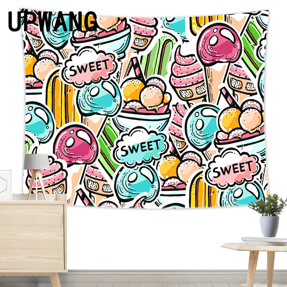 Ice Cream Tapestry Wall Hanging Sandy Beach Picnic Rug Camping Tent Sleeping Pad Home Decor Bedspread Sheet Wall Cloth
Ice Cream Tapestry Wall Hanging Sandy Beach Picnic Rug Camping Tent Sleeping Pad Home Decor Bedspread Sheet Wall Cloth