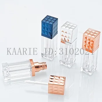 Square Rose Gold Cosmetic Lip Gloss Tube, Empty Professional Beauty Silver Lipstick Refillable Container, Blue Lip Oil Bottle
Square Rose Gold Cosmetic Lip Gloss Tube, Empty Professional Beauty Silver Lipstick Refillable Container, Blue Lip Oil Bottle
