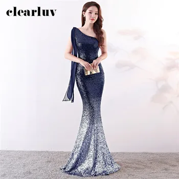 One-Shoulder Evening Dress Gradient Sequins Formal Dress DX357 Elegant Plus Size Prom Gown Sleeveless Floor Length Mermaid Dress
One-Shoulder Evening Dress Gradient Sequins Formal Dress DX357 Elegant Plus Size Prom Gown Sleeveless Floor Length Mermaid Dress