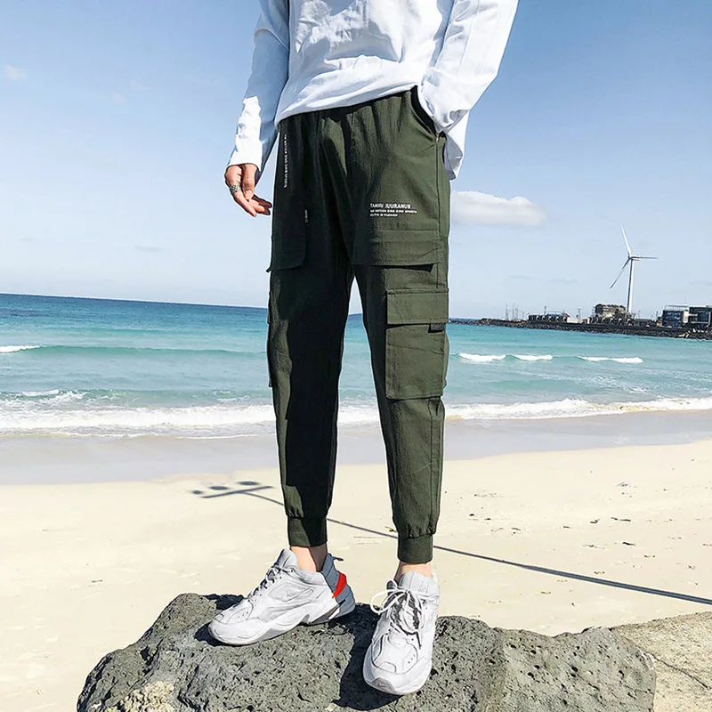Spring And Summer New Pants Men's Korean-style Trend Versatile Popular Brand Loose Straight INS Capri Sports Beam Leg Casual Wor
Spring And Summer New Pants Men's Korean-style Trend Versatile Popular Brand Loose Straight INS Capri Sports Beam Leg Casual Wor