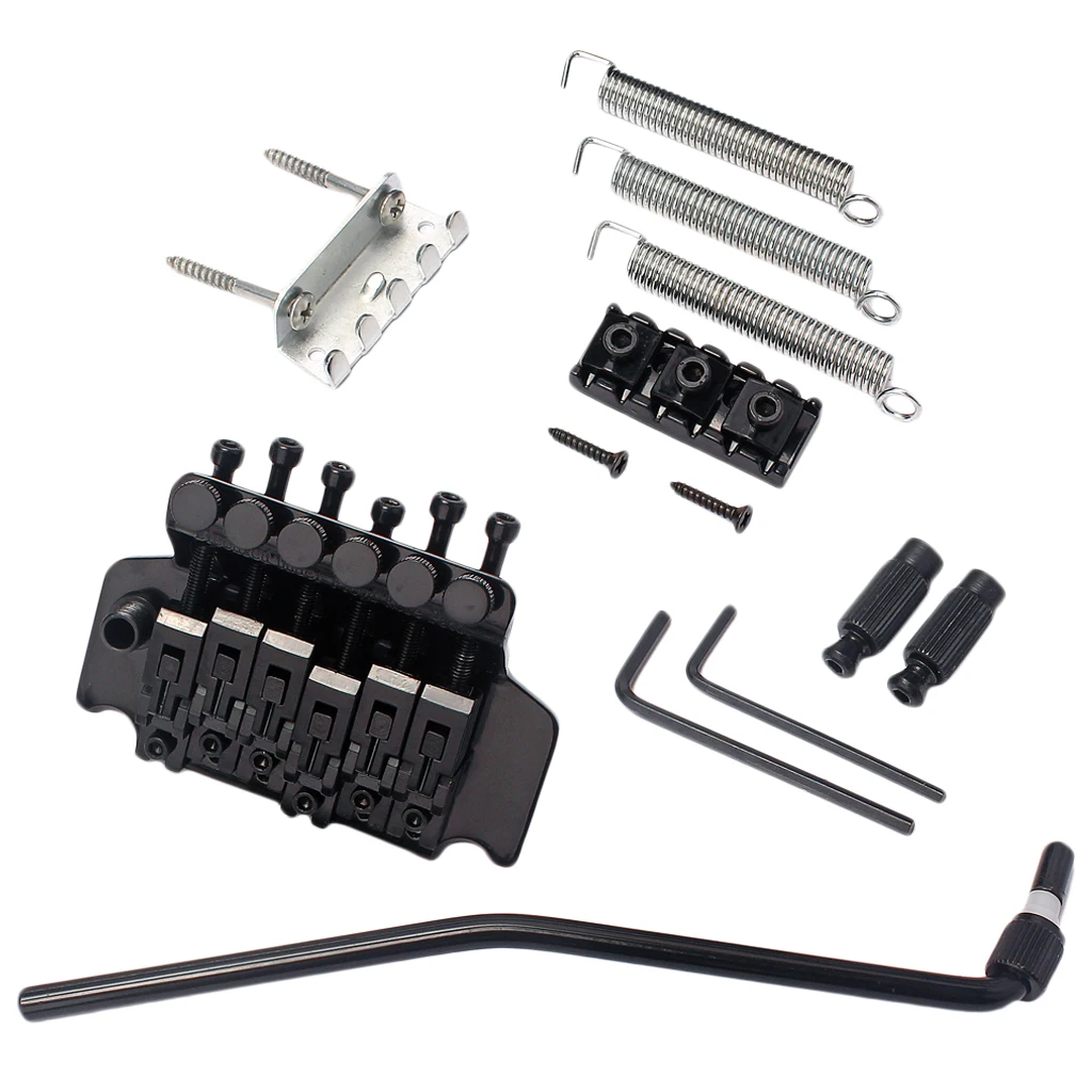 1 Set Electric Guitar Double Locking Tremolo Bridge Guitar System Locking Nut
1 Set Electric Guitar Double Locking Tremolo Bridge Guitar System Locking Nut