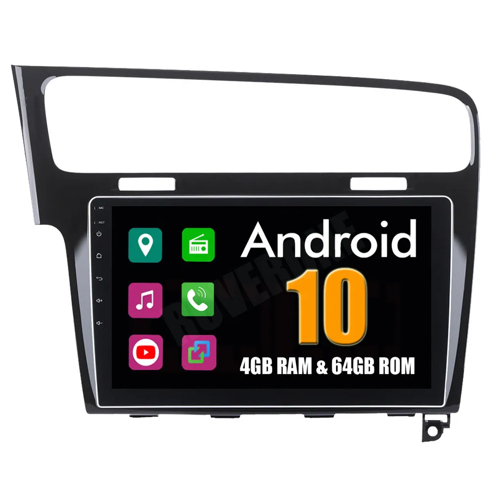 Автомагнитола для Volkswagen VW Golf 7 2013 + Android 10 автомагнитола с GPS стерео медиацентр