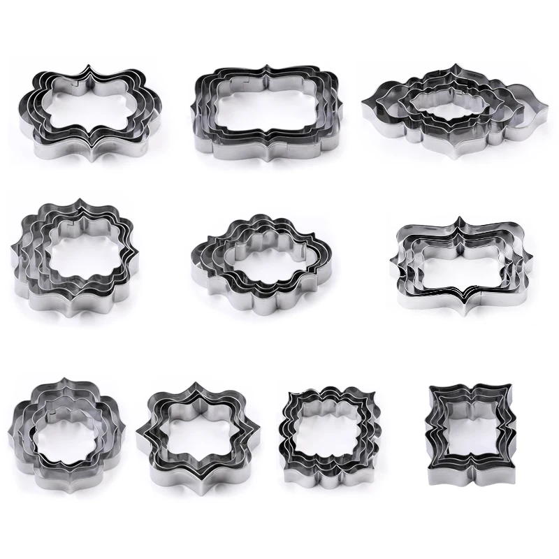 4Pcs/Set Stainless Steel Fondant Mold Cookie cutter 4Pcs/Set Stainless Steel Fondant Mold Cookie cutter
