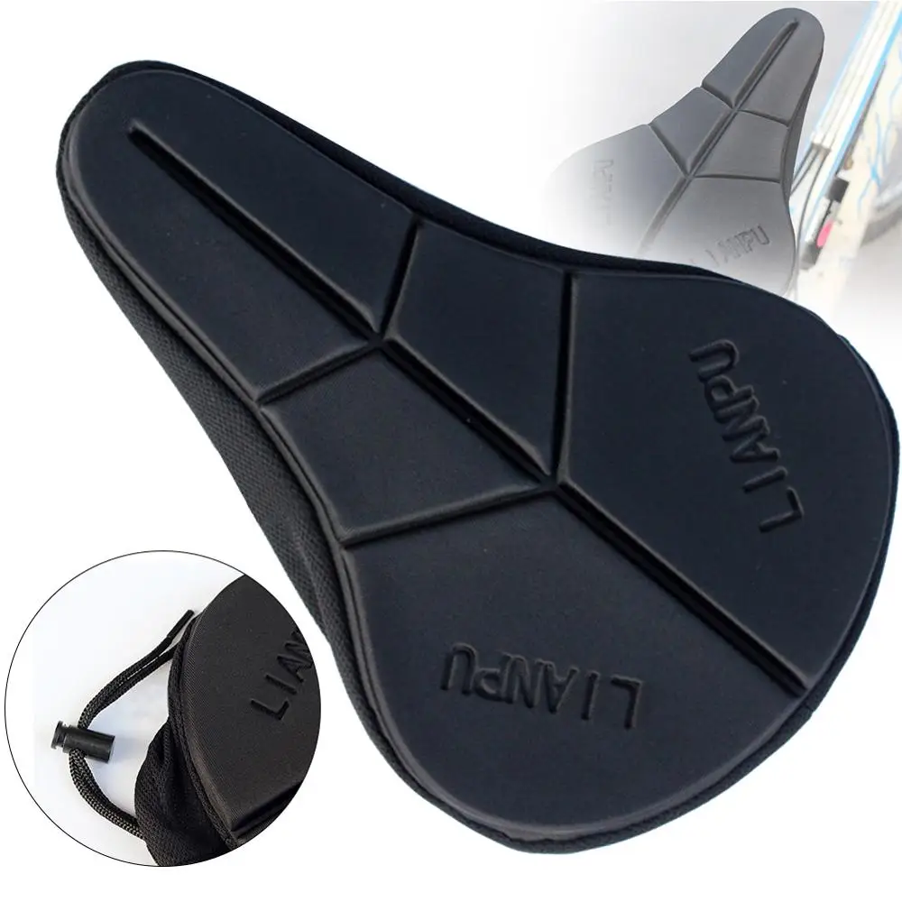Bike Accessories Universal Bike Seat Cover Extra Soft Rubber Bike Saddle Cushion with Adjustable Drawstring
Bike Accessories Universal Bike Seat Cover Extra Soft Rubber Bike Saddle Cushion with Adjustable Drawstring