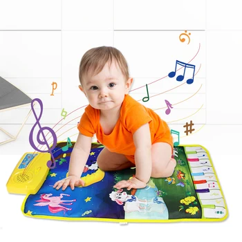 37.5x62cm New Kid Baby Touch Play Game Carpet Mat with 8 Keys & 7 Animals Sounds Musical Toy Singing Music Moon and Animals
37.5x62cm New Kid Baby Touch Play Game Carpet Mat with 8 Keys & 7 Animals Sounds Musical Toy Singing Music Moon and Animals