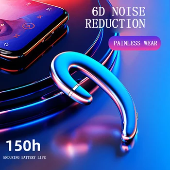 Bluetooth Headset Men's Single Ear Hanging Ear Type General Pain-free Bone Conduction Ultra-long Standby Mini Headset
Bluetooth Headset Men's Single Ear Hanging Ear Type General Pain-free Bone Conduction Ultra-long Standby Mini Headset