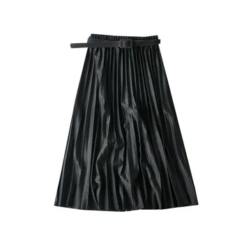 Early Spring Classic Real Wear Silver Onions Organ Versatile Slimming Belt Pleated Skirt A- line Overknee Skirt Full Skirt Women
Early Spring Classic Real Wear Silver Onions Organ Versatile Slimming Belt Pleated Skirt A- line Overknee Skirt Full Skirt Women