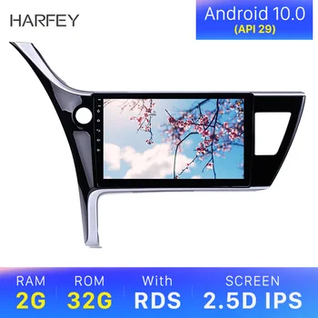 Harfey Android 10.0 GPS Navigation Head Unit Car Stereo 3D Radio Multimedia Player for 2017 Toyota Corolla (LHD) USB Mirror Link
Harfey Android 10.0 GPS Navigation Head Unit Car Stereo 3D Radio Multimedia Player for 2017 Toyota Corolla (LHD) USB Mirror Link